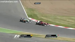 ALONSO ALL OVERTAKES 2010