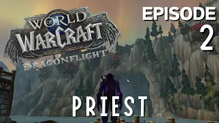 Let's Play World of Warcraft Dragonflight - Relaxing Gameplay - Night Elf Priest - Part 2