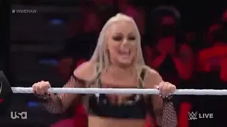 Bianca Belair & Liv Morgan VS Carmella & Natalya | WWE RAW
