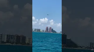 F-22 Raptor Buzzes Our Boat | Fort Lauderdale Air Show 2023