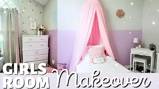 DIY Girls Bedroom Makeover on a Budget | Girls Bedroom Decorating Ideas | Closet + Toy Organization