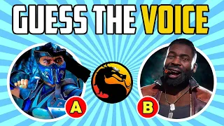 Guess The MORTAL COMBAT Characters by VOICE | MortalCombat Quiz