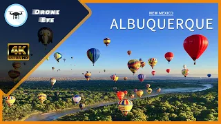 🌍 Albuquerque | New Mexico | USA 🇺🇸 | Through A Drone's Eye | 4K Drone Footage | Mind Relaxing 👁‍🗨