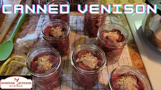 HOW TO CAN MEAT.  (HOW TO CAN VENISON)  (HOW TO MAKE CANNED VENISON) (MEAL PREP)