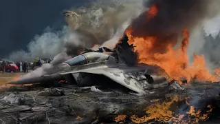 10 minutes ! US F-16 pilot shoots down Russian SU-57 right over Ukrainian skies! crazy action!