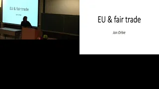 The EU and fair trade, part 1