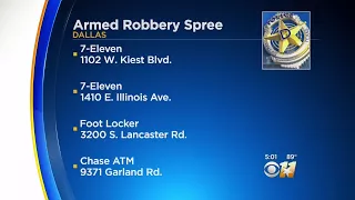 Dallas Police Searching For Suspects In String Of Armed Robberies