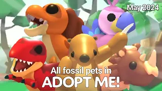 All fossil pets in Adopt Me! (May 2024)