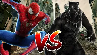 Человек Паук 2018 VS Чёрная Пантера! #shorts #spiderman #vs #blackpanther #remastered #подпишись