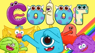 Color monster - color songs for kids! educational videos for preschoolers