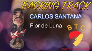 Moonflower (Flor de luna) Backing track 🎸 Carlos Santana