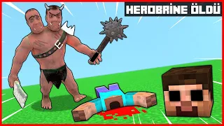 SAVAŞ VE BARIŞ HEROBRİNE'Yİ ÖLDÜRDÜ! 😱 - Minecraft