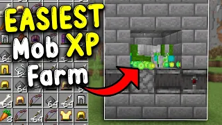 The BEST Mob XP Farm in Minecraft Bedrock 1.20