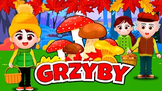 🍄 Kazio i GRZYBY film edukacyjny dla dzieci 🍄 Jesień i atlas grzybów dla dzieci 🍂