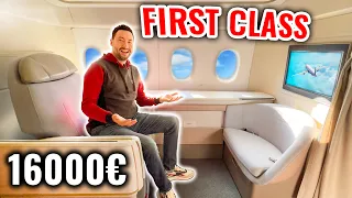 The New Airplane Seat at €16,000 ! (the best flight of my life - First Class)