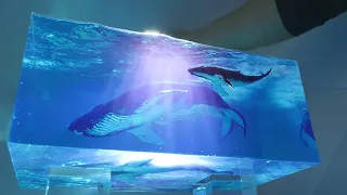 How to make Humpback Whales diorama | Resin Art | 3D printing | RAYCLAY