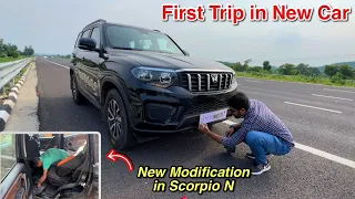 इसके बिना Challan कट जाता। First Trip in ScorpioN Z4 4X4 | Scorpio modification |theindianoverlander