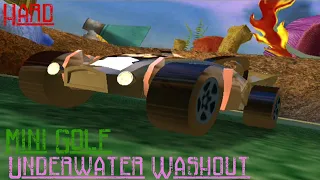 Hot Wheels: Beat That! Mini Golf: Rampage: Underwater Washout (Hard)