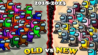 TOP OLD vs NEW CLIPS AMONG US (2018-2023)