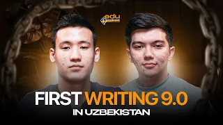 FIRST WRITING 9.0 IN UZBEKISTAN