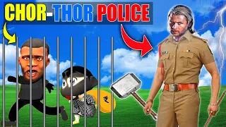 GTA 5 : FRANKLIN & SHINCHAN CHOR vs THOR POLICE in GTA 5 | PLAYING CHOR POLICE HIDE SEEK Gta 5 mods
