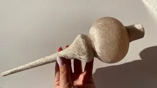 Как обтянуть верхушку бархатом? 🎄. Christmas decoration.