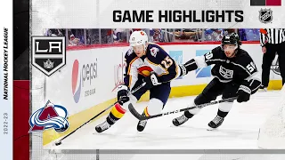 Kings @ Avalanche 12/29 | NHL Highlights 2022