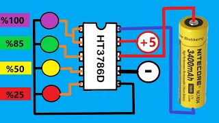 [New Idea ] Charge Your 3.7V Batteries Using a Single Chip , Li-ion Battery Charger - HT3786D -18650