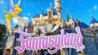 Fantasyland at Disneyland - Complete Tour with Rides [4K POV]