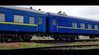 Поезд Киев-Николаев на станции Херсон 03.06.21