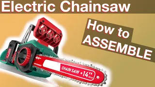 How to assemble an electric chainsaw (instructions manual)