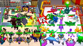 Merge Color Friends Mods Vs Toilet Monster Merge War, Merge Battle Gameplay, part 5