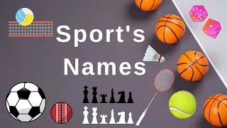 learn Sports names #sportsname #kidssports #Learnsportsname #kidsfun #kidsvideo #kidslearning