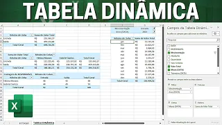 Como Fazer Tabela Dinâmica no Excel | Planilha para Baixar | Do zero até Análise de Dados