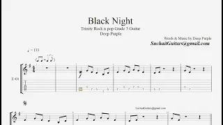 Black Night (backing track) - Deep Purple.  Trinity Grade 3 Rock n Pop Guitar.