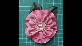 Layering Ombre Ribbon Flowers Tutorial - jennings644 - Teacher of All Crafts