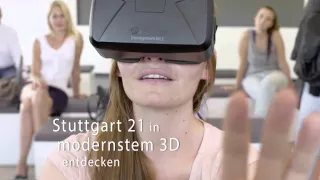 Das Virtual Reality Exponat im Turmforum Stuttgart