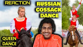 REACTION ON Russian Cossack Dance | Казаки фланкировка Queen Elizabeth Is Enjoying Russian Cossacks