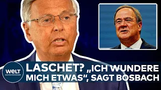 CDU: Armin Laschet? "Ich wundere mich etwas!" Wolfgang Bosbach, Ex-Fraktionsvize im Bundestag