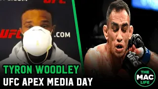 Tyron Woodley: "Tony Ferguson is too tough for himself" | UFC Apex Virtual Media Day