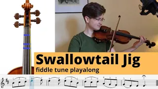 Swallowtail Jig violin play along