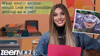 Lele Pons Guesses How 1,971 Fans Responded to a Survey About Her | Teen Vogue