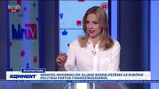 Komment - Miből finanszírozza pártja működését Magyar Péter? - HÍR TV