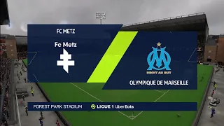 FIFA 23 | FC Metz vs Olympique De Marseille - Ligue 1 Uber Eats | Gameplay