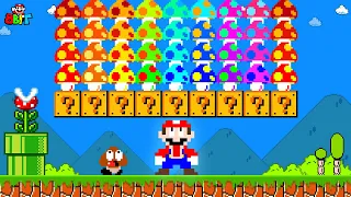 What if Mario collect 999 custom Mushroom and gets CUSTOM Power-Ups? | Game Animation