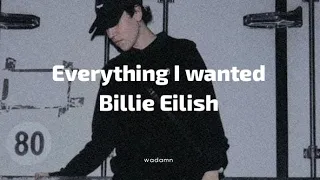 Everything I wanted - Billie Eilish //letra sub español (@BillieEilish)