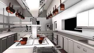 Commercial Kitchen Design - 3D Animation