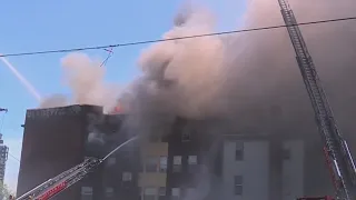 BREAKING: Officials warn of potential collapse after 4-alarm fire erupts in SW Portland