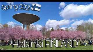 CITY WALK [4K] | HELSINKI | Finland Spring Time