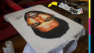 ActionSeps™ | How to Screen Print 6 Color Simulated Process on White Shirts - Anatol Titan Automatic